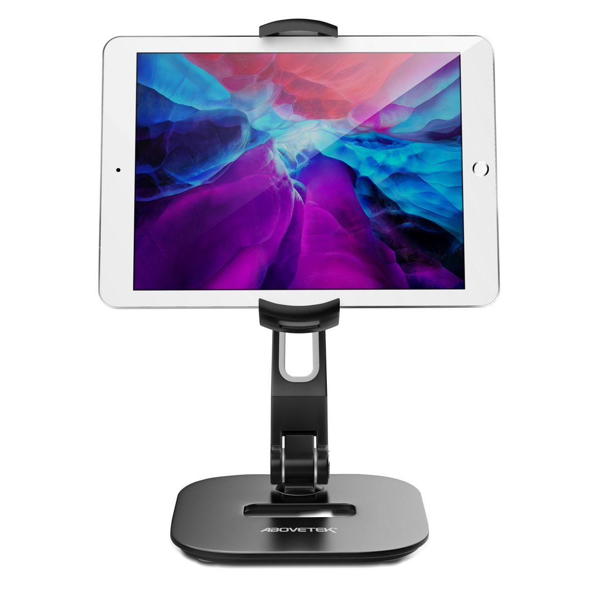 AboveTEK Elegante soporte para tableta, soporte de aluminio para iPad,  quiosco de escritorio para iPad Pro Air Mini Galaxy Tab Nexus de 7 a 13
