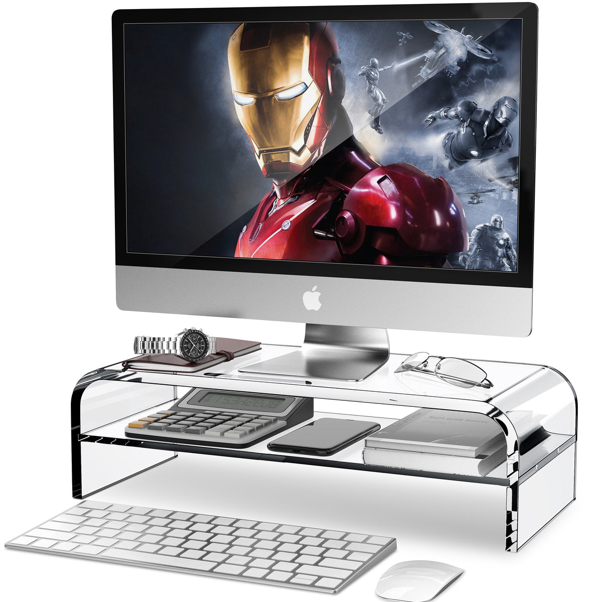 2 Tier Acrylic Monitor Stand Ms 220a